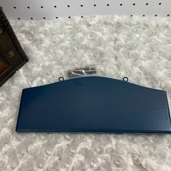 木製ボード　ブルー