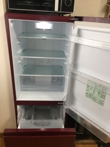 アクア冷蔵庫 AQR-18H 容積：184L 美品 4月15日迄に引取を希望