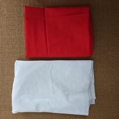 紅白ハギレ