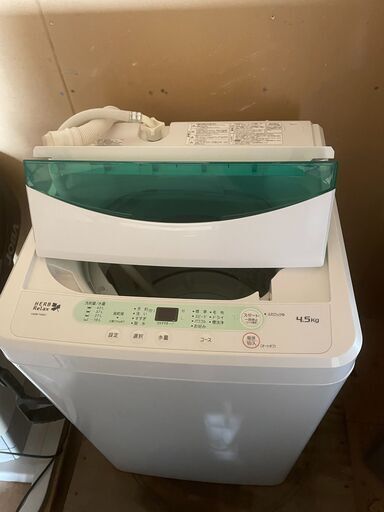 洗濯機　4.5キロ