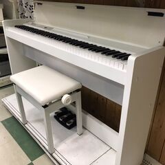 KORG LP-380U WH コルグ 電子ピアノ 88鍵盤 高低椅子 ヘッドホン セット　楽器　クリーニング済　貝塚市　二色浜