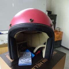 試着OK かわいいジェットヘルメット（ピンク）新品未使用品の画像