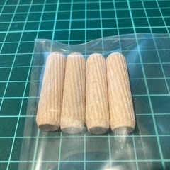 木 ダボ +おまけ4個 工作 材料 DIY 日曜大工 木工 大工の画像