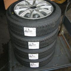 【取付対応】155/65R14 ブリジストン 新品タイヤ&中古アルミセット NEXTRY 軽自動車