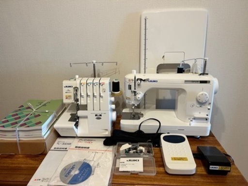 【セット】JUKI ミシン　ロックミシン　文化服装学院テキスト