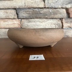 No.32 盆栽鉢　丸　内縁　中浅　