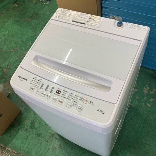 Hisense 全自動洗濯機 6kg 2021年製