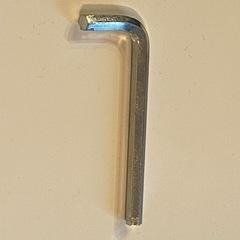 無印良品　ステンレスユニットシェルフ用六角レンチ