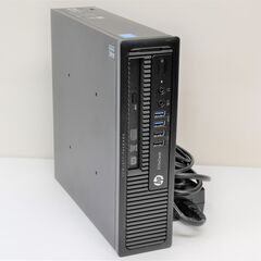 高速起動 Core i5-4590S 3.0/3.7GHz ウルトラスリム HP EliteDesk 800 G1 USDT メモリ8GB SSD128GB HDD320GB DVD-RW Windows10 Office2019