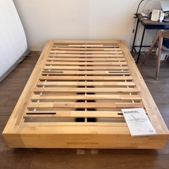 ご成約済】IKEA ベッド【MANDAL（マンダール）】ダブルベッド