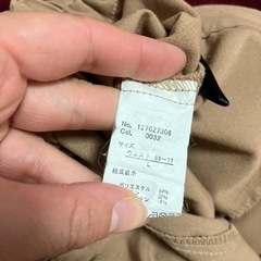 ベージュ　ワイドパンツの画像