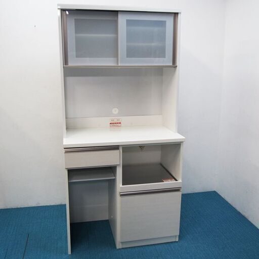 高橋木工所 食器棚 モアα 幅90 奥行51 高さ185cm (KA15)