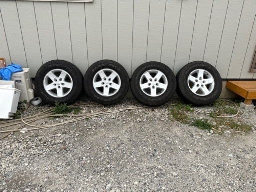 ラングラー純正アルミ、タイヤセット 245/75R17