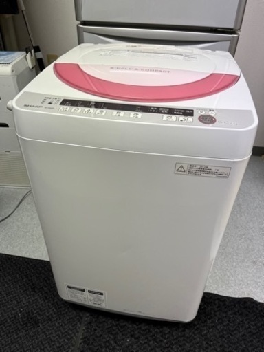 シャープ SHARP 全自動電気洗濯機 6.0kg ES-GE60P 2014年製