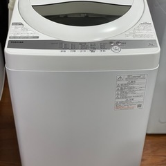 送料・設置込み　洗濯機　5kg TOSHIBA 2021年