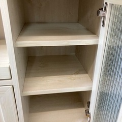 【取引決まりました】キッチンカウンター　収納棚の画像