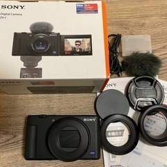 [ほぼ新品/18mm広角&10×マクロレンズ付き] SONY ソニー VLOGCAM ZV-1+ ULANZI WL-1