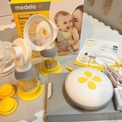 Medela(メデラ) 搾乳機 電動 スイング・マキシ電動さく乳器(充電式　電動・ダブルポンプ) *最終値下げ。決まりましたの画像