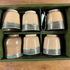 小さめ湯のみ茶碗５客セット＋おまけ茶碗の画像