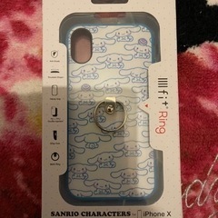 新品未使用💚iPhone X イーフィット シナモロール