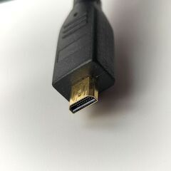 Micro-HDMI→HDMI変換ケーブルの画像