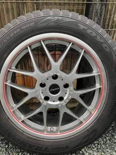 エルグランドE52に使用 18インチスタッドレスタイヤホイールセット