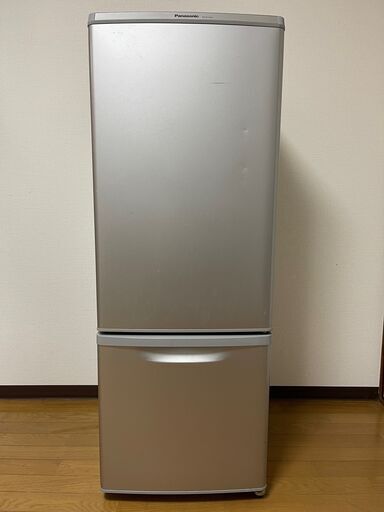 パナソニック 冷蔵庫 2ドア 168L PANASONIC NR-B176W-S シルバー