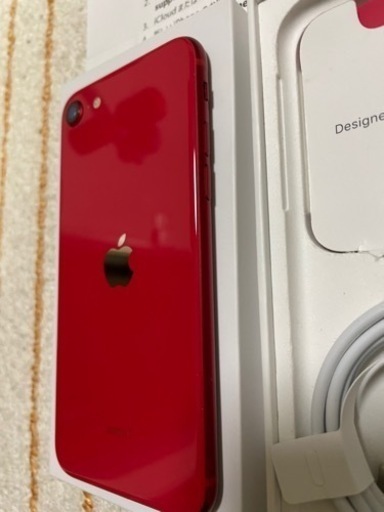 新品同様　iPhoneSE 第2世代 レッド SIMフリー