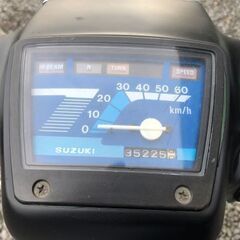 ＜商談中＞マッドブラックなスズキ バーディー50４スト 便利なセル付きの画像