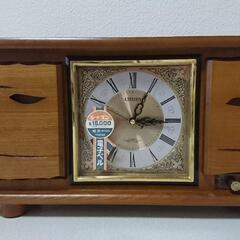 未使用　昭和レトロ　シチズン電子ベル置時計（桂浜）の画像