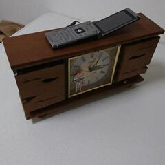 未使用　昭和レトロ　シチズン電子ベル置時計（桂浜）の画像
