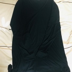 【古着まとめ売りLサイズ】(黒)長袖ヒートテック1枚、(紺、グレ...