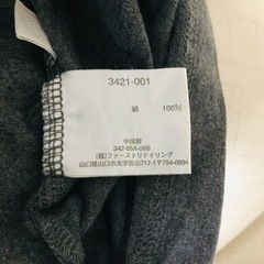【古着まとめ売りLサイズ】(黒)長袖ヒートテック1枚、(紺、グレー)長袖Tシャツ2枚の画像