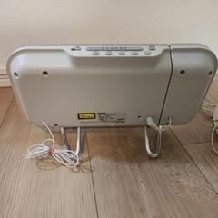 CDラジオ　アラーム機能付きの画像