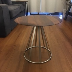 専用　美品　丸テーブル　木目調