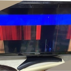 32型　テレビ　ジャンク　液晶割れ　無料　の画像