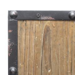 (Y)北大前! 札幌 引取 ウォールアート インテリア雑貨 ビンテージ アート 壁掛け ウッド×アイアン NEW YORK 現状品の画像