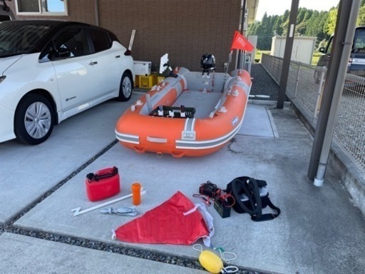 ２馬力ボート　一式。