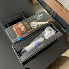 【在庫保管品‼️超お買い得‼️】定価19,580円♪ CJプライムショッピング ツヤグラマジック ヘアアイロン 自動巻き上げ カールアイロンの画像