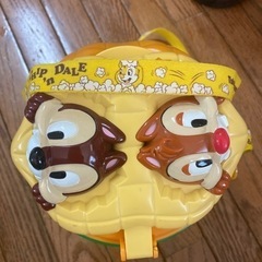 ①ディズニーポップコーンバケツストラップ付きレア4個セットの画像