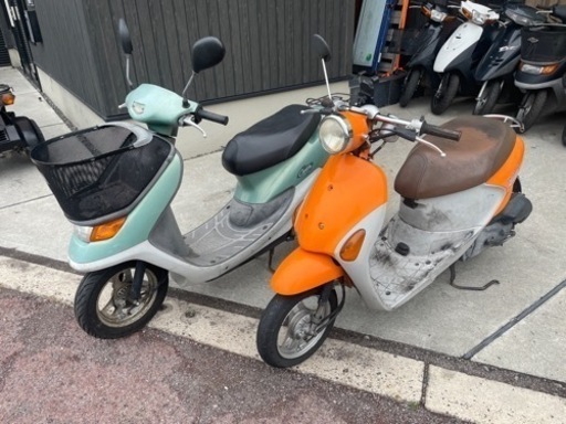 ★原付2台　レッツ4パレット　ライブDIO ディオ　チェスタ　スズキ　ホンダ　原付　スクーター　要整備