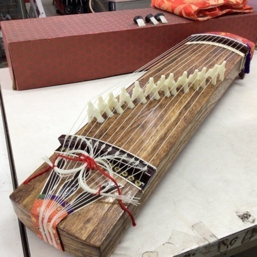 二尺琴　13弦 和楽器　 ミニ琴