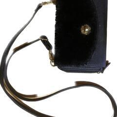 値下げ✦.°ショルダーバッグ♡財布♡黒モコモコ