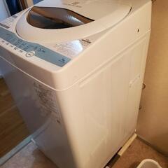 数回使用 保証付東芝洗濯機 5KG AW-5GA1