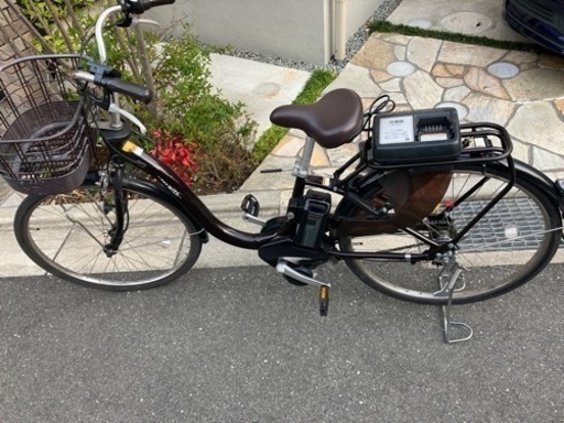 電動アシスト自転車　ヤマハPAS  ブラウン