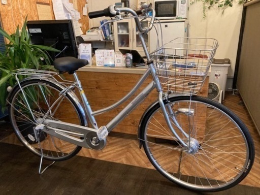 【前後タイヤ・チューブ新品！】LEDオートライト　内装3段　27インチ自転車