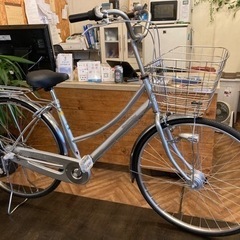 【前後タイヤ・チューブ新品！】LEDオートライト　内装3段　27インチ自転車　