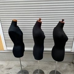 トルソー(女性)中古品3体まとめ売り！の画像