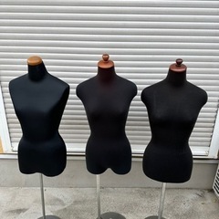 トルソー(女性)中古品3体まとめ売り！