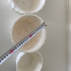 植木鉢 プラスチック製 4つセット 鉢植えの画像